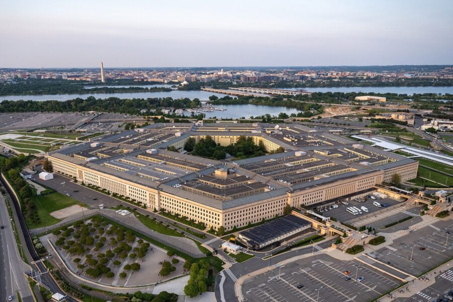 The Pentagon from the air, May 2023