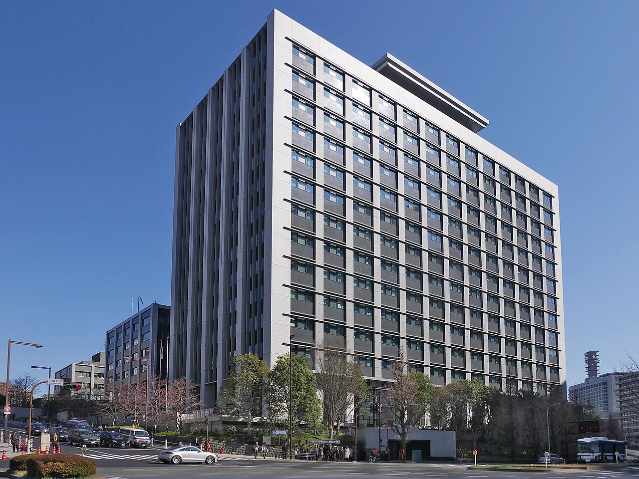 Central Common Government Offices No. 8 in Nagatacho, Tokyo, which houses the Cabinet Office's science, technology and innovation secretariat that compiles Japan's AI budget figures.