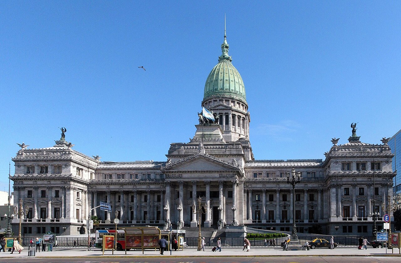 The Palacio del Congreso de la Nación Argentina in Buenos Aires, where the Senate is weighing the companies bill.