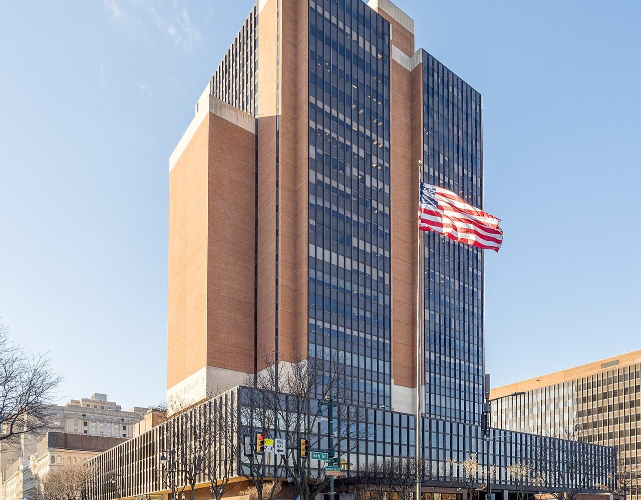 The James A. Byrne United States Courthouse in Philadelphia, seat of the US Court of Appeals for the Third Circuit.