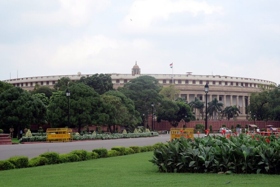 The old Sansad Bhavan, India's former Parliament House, in New Delhi (illustrative).