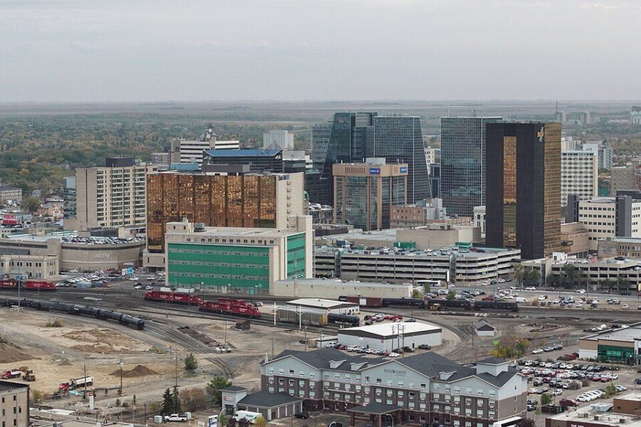 Regina, Saskatchewan, where Bell plans a 1.2-gigawatt AI hub