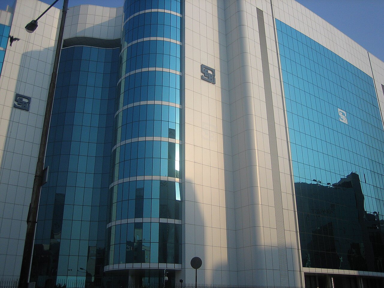 Exterior of SEBI Bhavan, the Securities and Exchange Board of India's office building in Mumbai