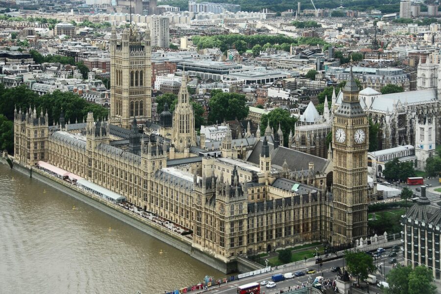 The Palace of Westminster, London