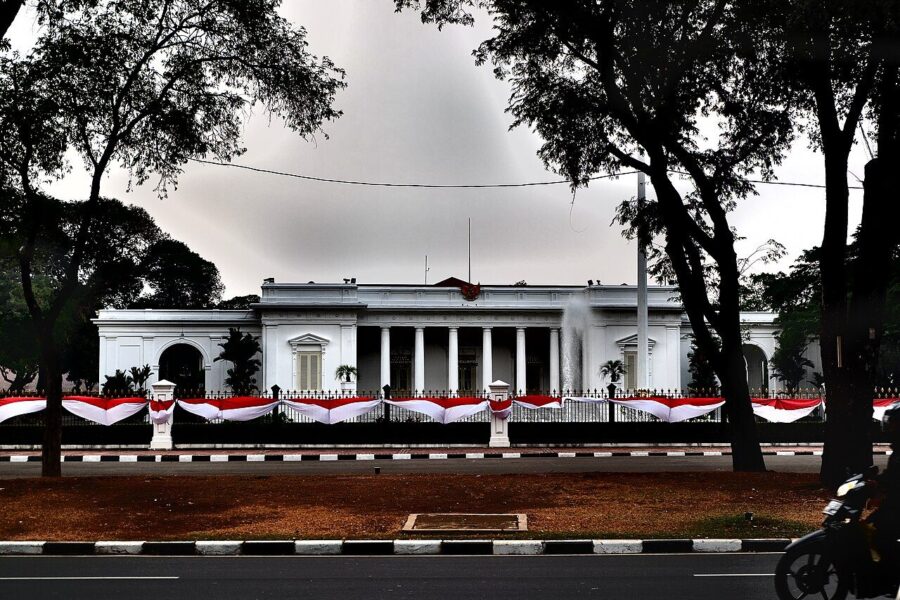 Merdeka Palace, the presidential palace in Jakarta