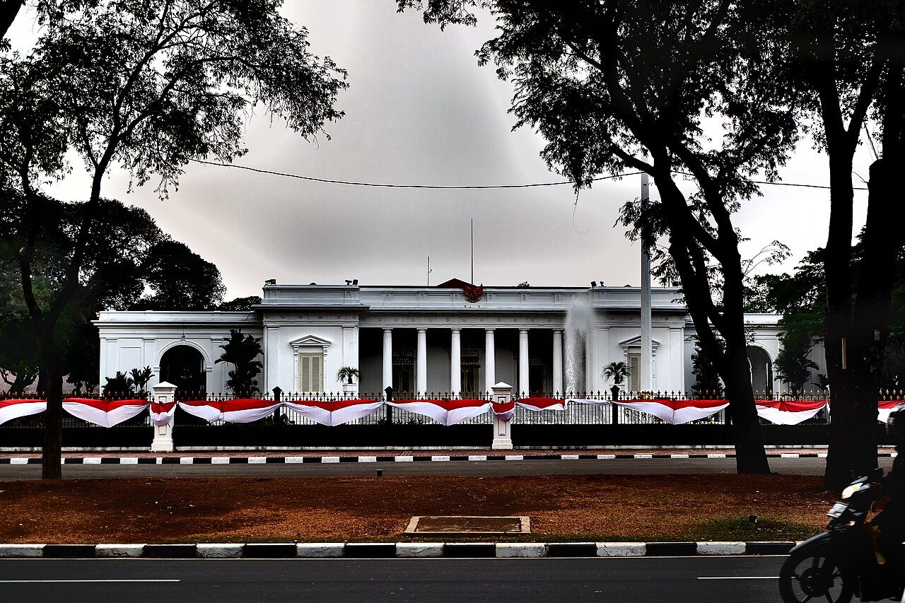 Merdeka Palace, the presidential palace in Jakarta