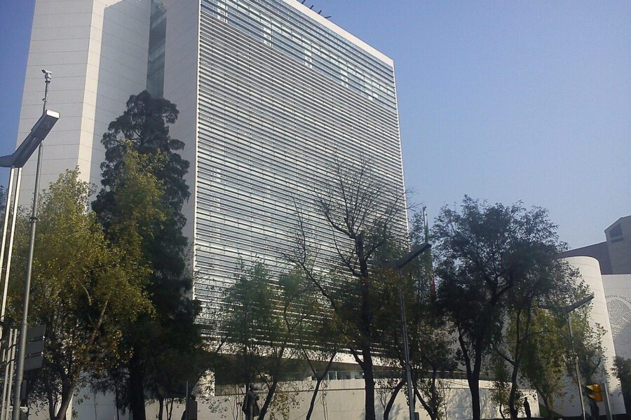 The Mexican Senate building, Mexico City