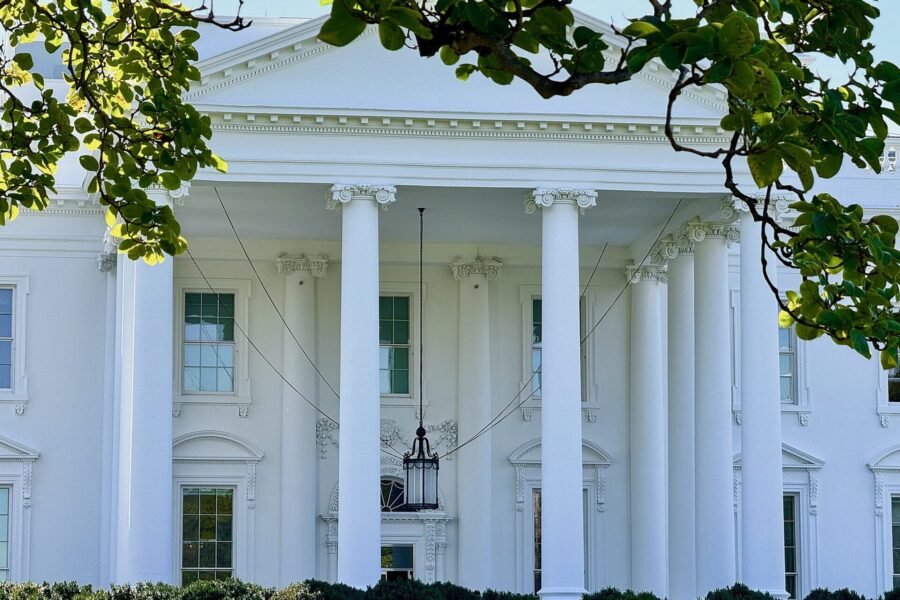 The White House North Portico, Washington DC
