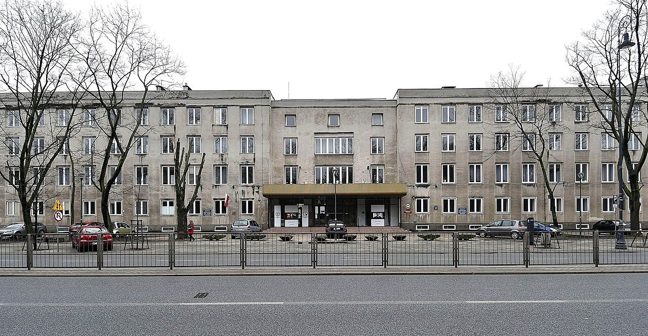 Facade of the Polish Ministry of Digital Affairs building on Królewska Street in Warsaw